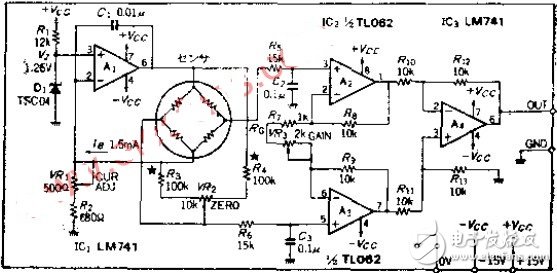 电桥式压力传感器工作原理分析
