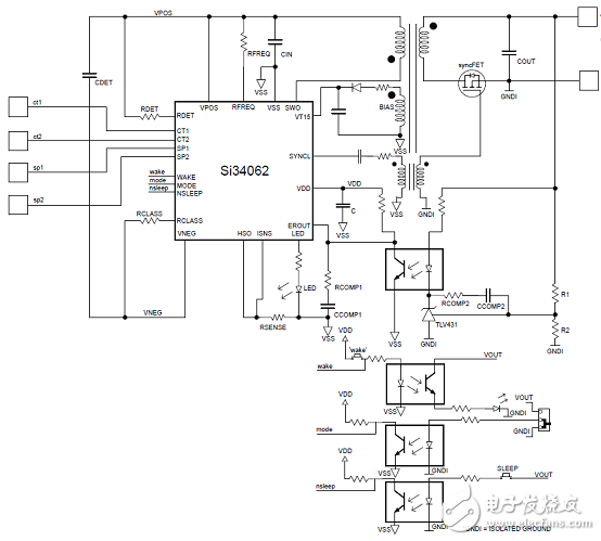 Silabs Si3406x系列以太网供电（PoE）管理解决方案