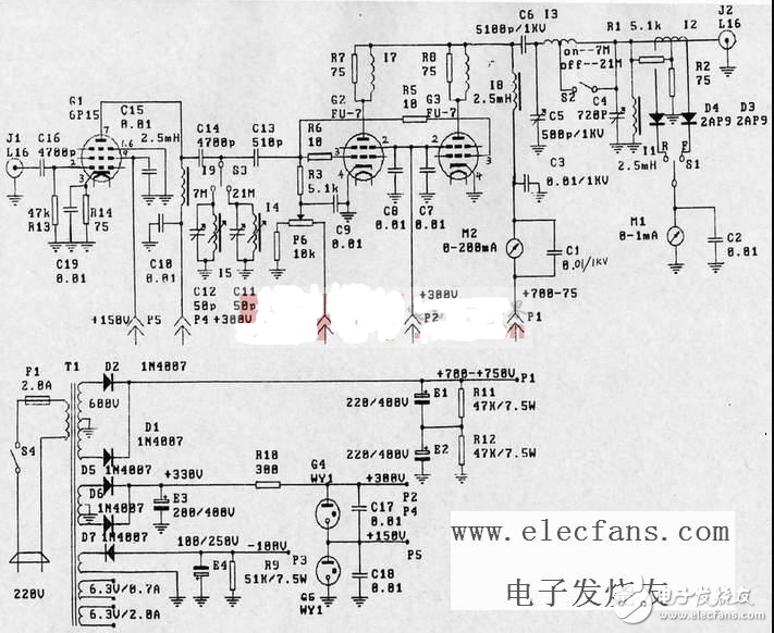 fu7单端纯二电路图图片