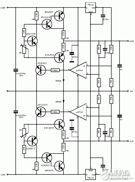 经典胆机线路图集CS8412+PCM63经典设计(电源部分).gif